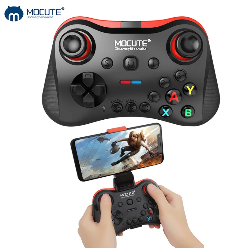 Mocute 056 Bluetooth геймпад Android беспроводной джойстик VR контроллер мобильный джойстик для PUBG смартфон Smart tv BOX PC+ держатель