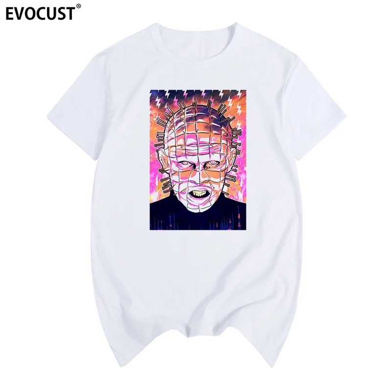 

Hellraiser Pinhead Summer print T-shirt Cotton Men T shirt New women TEE fashion