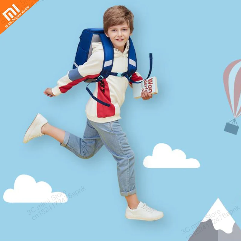 Xiaomi youpin сумка для похудения, Экологичная тканевая сумка, увеличивающая здоровье детей, для мальчиков и девочек, школьная сумка smart