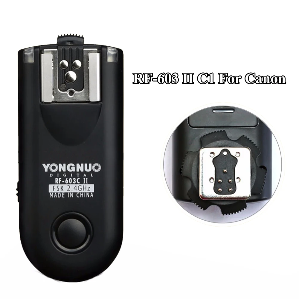 Yongnuo Upgrade RF 603 II C1 беспроводной триггер спуска затвора приемопередатчик для Canon