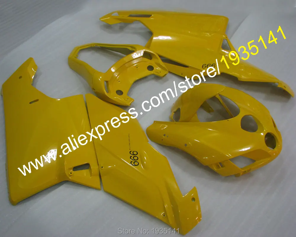 

Популярный желтый комплект для Ducati 749 999 2005 2006, детали 749s 999 05 06, спортивный обтекатель для мотоцикла (литьё под давлением)