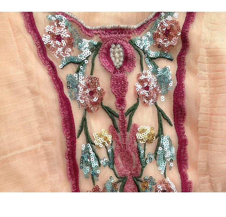 

Handmade Baby Girls Flower Embroidered Dress Evening Party Floral Dresses 2-12Yrs Sleeveless Girls Princess Party Dress CA983