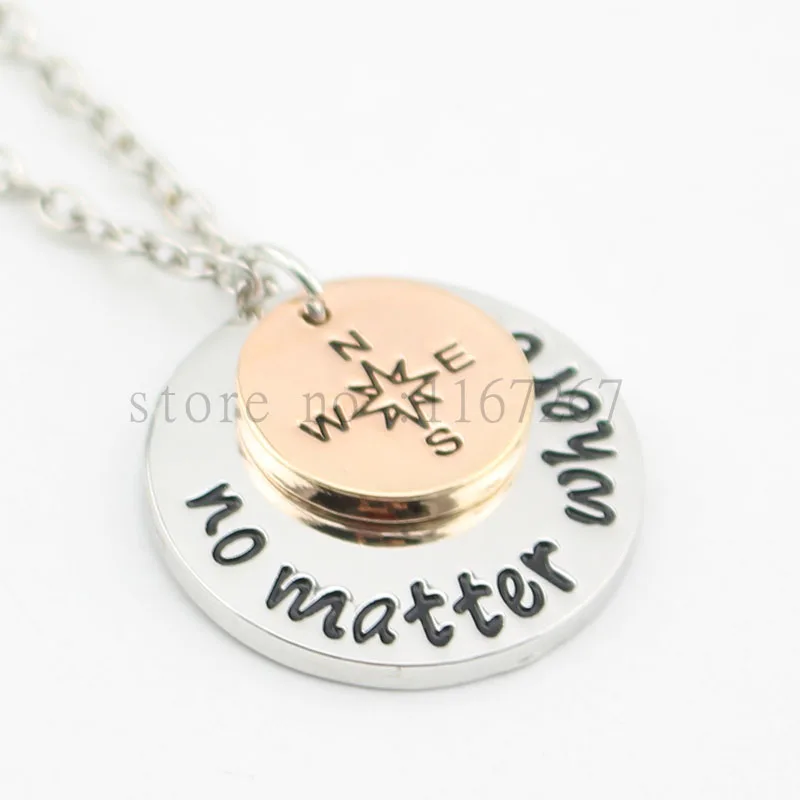 2015 новое поступление ручной штамповки &quotнезависимо от того где&quot ожерелье