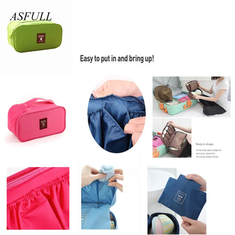 Косметичка для девушек корейский органайзер макияжа нижнее белье бюстгальтер