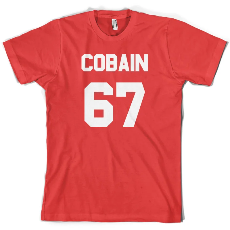 Cobain 67-Мужская футболка-Kurt-Free UK P &amp P-10 цветов-уникальные хлопковые футболки с