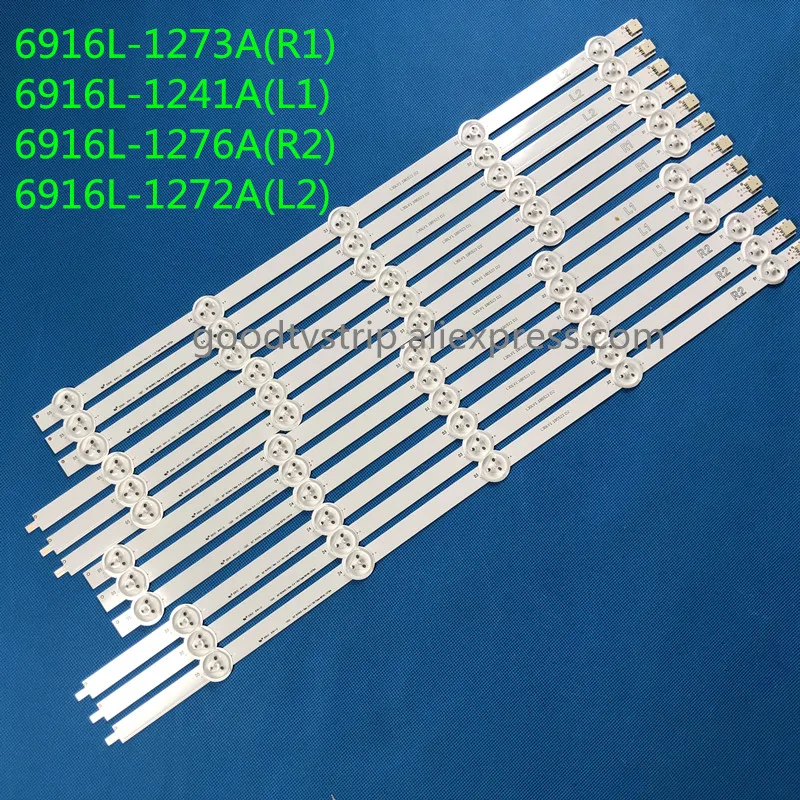 100% Новый оригинальный 12 шт (3 * R1 3 L1 R2 L2) светодиодный подсветки для 6916L-1273A 6916L-1241A