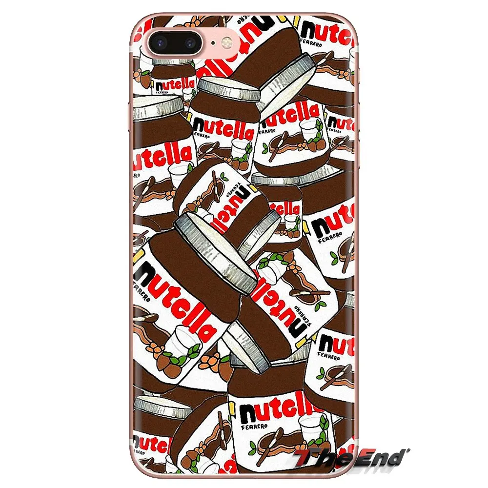 Cute Tumblr Nutella Design For LG Spirit Motorola Moto X4 E4 E5 G5 G5S G6 Z Z2 Z3 G2 G3 C Play Plus Mini Silicone Phone Bag Case |