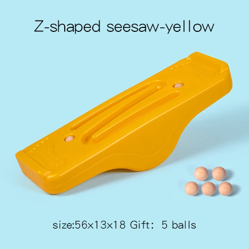 Ruizhi детский сбалансированный Seesaw детский сад чувство тренировочное оборудование родитель-ребенок игры на открытом воздухе спортивные игрушки баланс доска RZ1008 - Цвет: Z-shaped seesaw