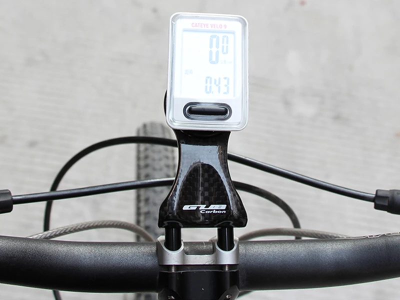 GUB 693 углеродное волокно велосипедный дорожный велосипед MTB компьютер секундомер Спидометр держатель для Garmin Bryton Cateye GoPro фонарик