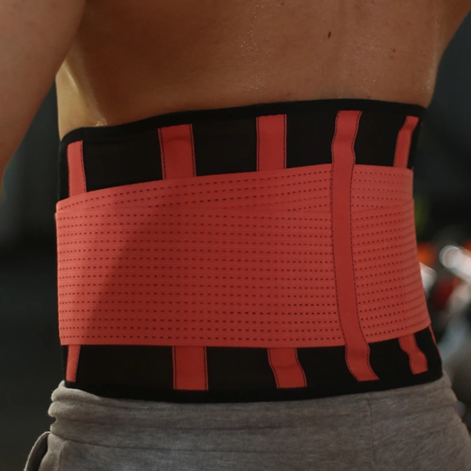 New 2018 professional sport orthopedic back support belt waist adjustable slimming S M L XL XXL | Красота и здоровье