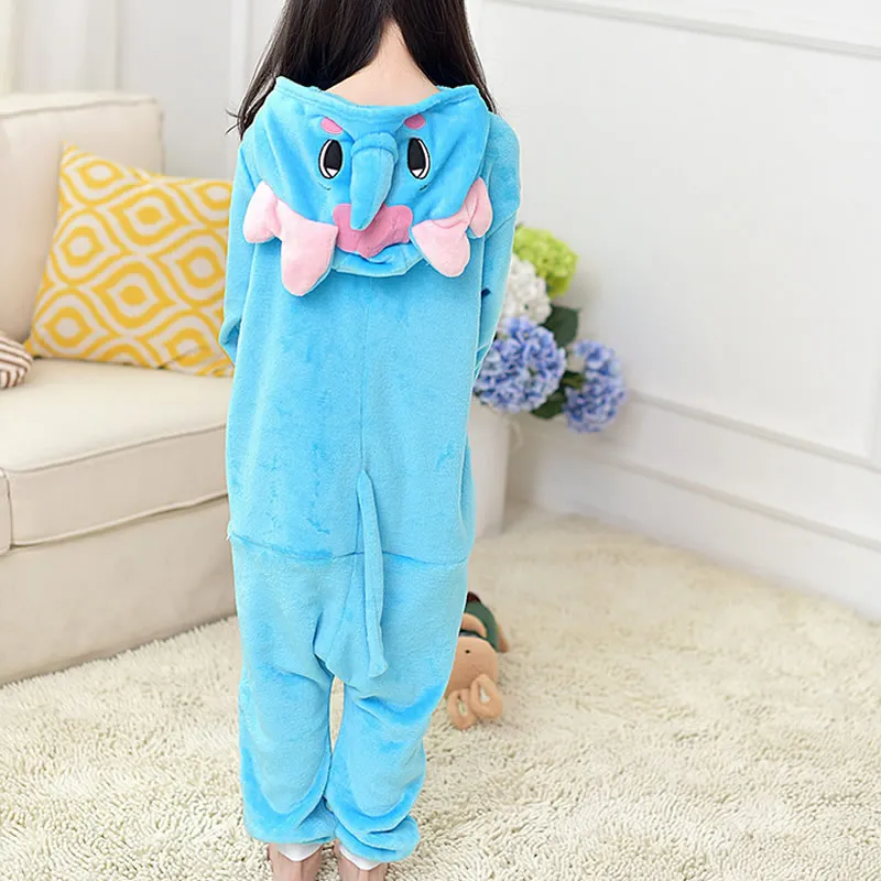 2019 симпатичная Детская Пижама унисекс фланелевая осенне зимняя пижама с длинным