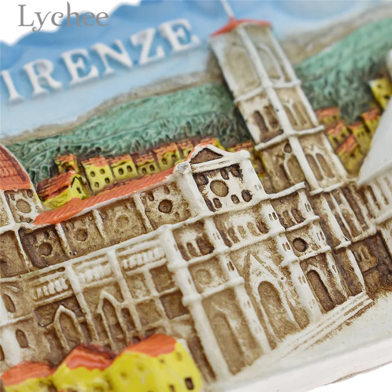 Полимерный магнит на холодильник Lychee Life Флоренция креативные магнитные наклейки