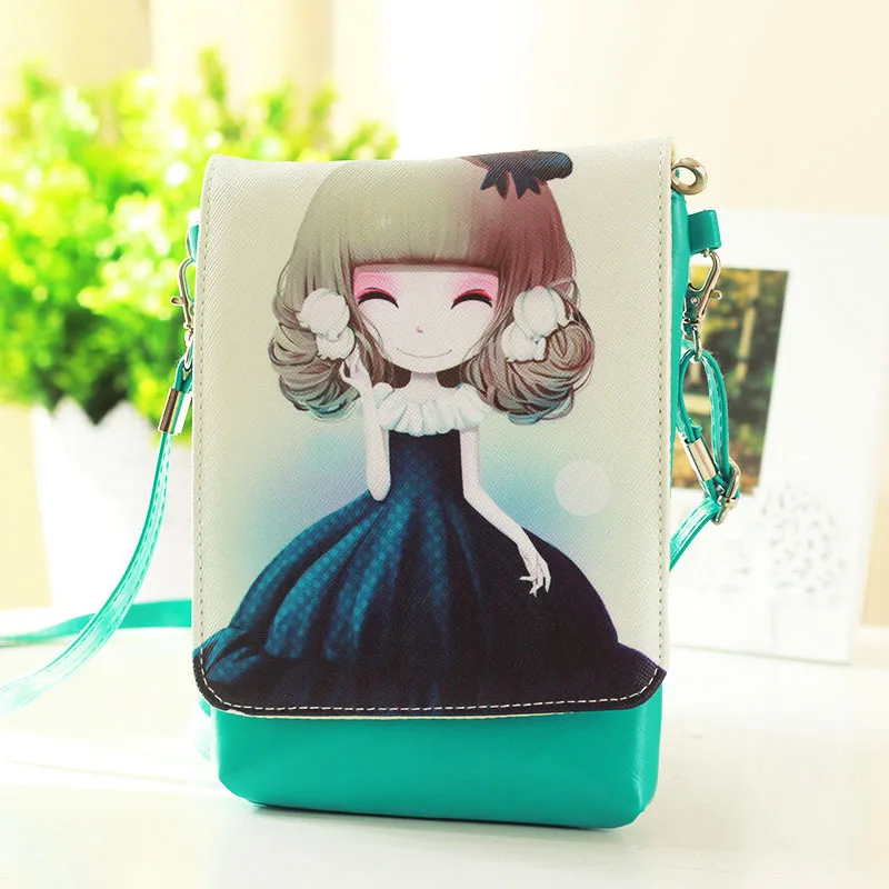 Женский кошелек-органайзер из ПУ кожи с мультяшным принтом | Багаж и сумки