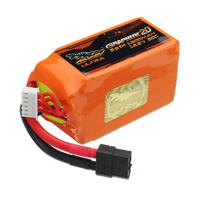 Аккумуляторная батарея Giant Power DINOGY ULTRA GRAPHENE 2 0 18 5 В 1300 мАч 80C Lipo XT60 разъем для