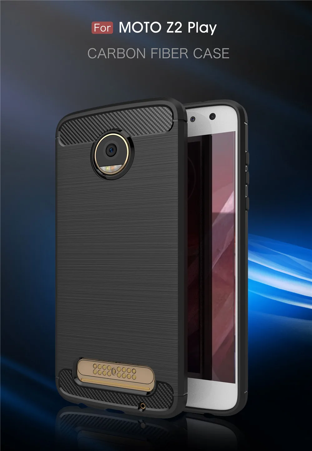 Чехол для телефона Motorola Moto Z2 Play xt1710 Мягкий Силиконовый прочный защитный чехол