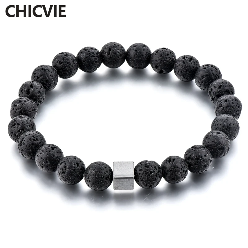 

CHICVIE Dropshipping Charms Distance Bracelet & Bangles For Women Jewelry Making Natural Stone Beads For Men Bracelets SBR180069