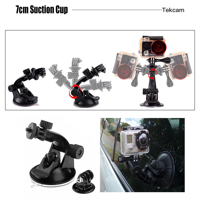 Аксессуары для камеры Tekcam Go pro hero 6 5/4 session селфи xiaomi yi/yi 4k/yi lite/yi discovery/mijia Eken h9r|Чехлы