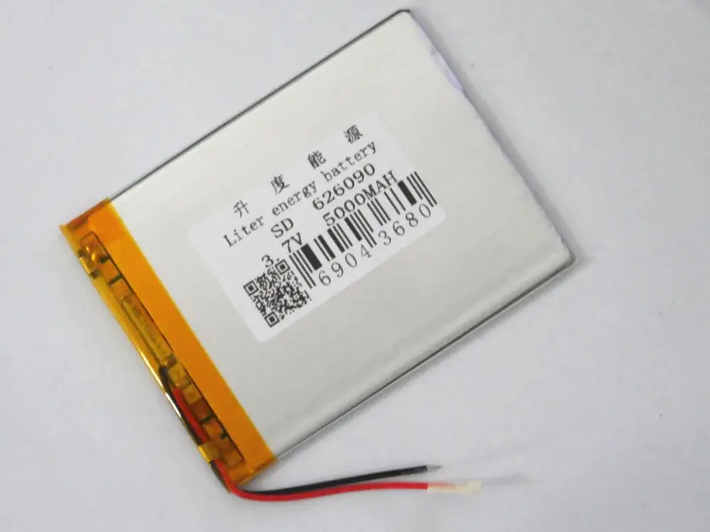 Полимерные производители продают 626090 5000mAh 3 7 V большой емкости мобильный питания