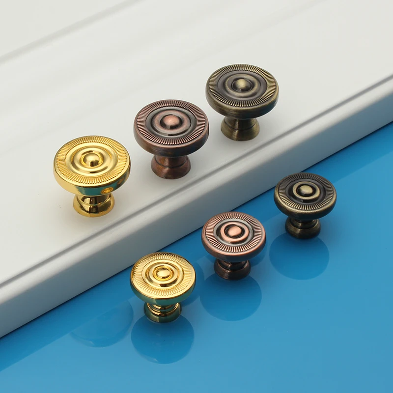 Античная латунная красная медь бронза цвет цинковый сплав кухонная мебель ручка