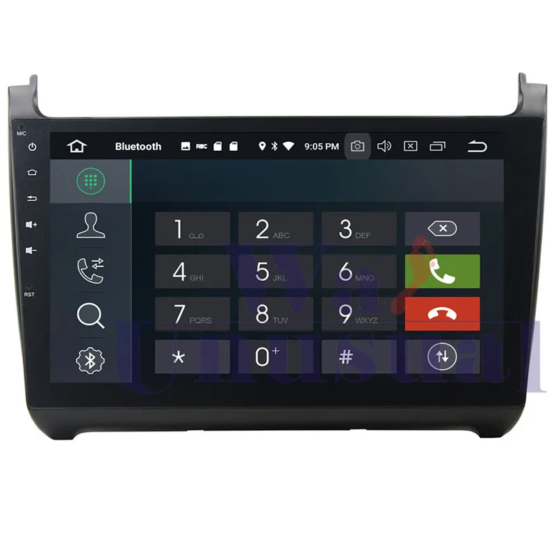 Wanuary 10 1 дюймовый Android 9 0 автомобильный ПК GPS навигация плеер для VW POLO 2015 без DVD Радио