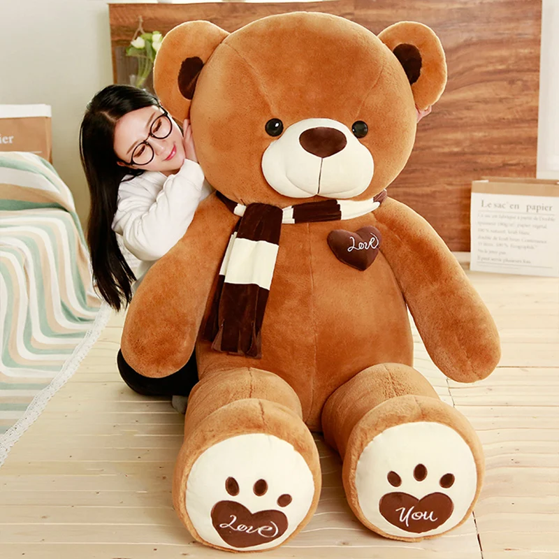 High Quality Teddy Bear With Scarf Stuffed Animals Plush Toys Doll Lovers Birthday Baby Gift | Игрушки и хобби