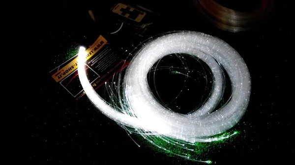 Искрящиеся боковые излучения оптоволоконный кабель PS 200 шт. 1 0 мм длиной 2 м fiber|fiber