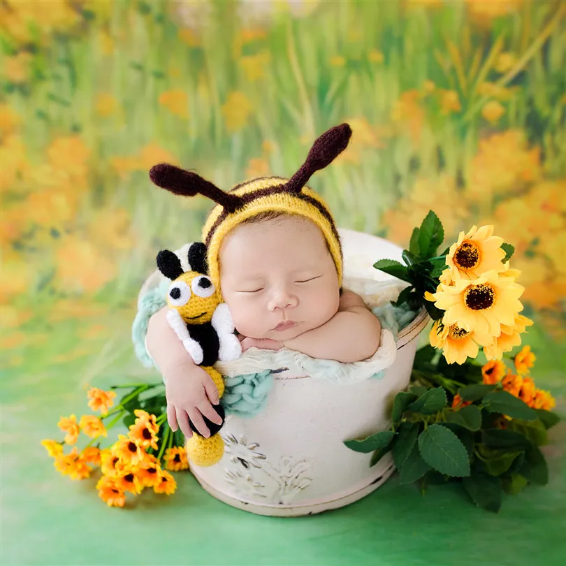 5 футов x летний цветочный фон для фотосъемки новорожденных девочек реквизит