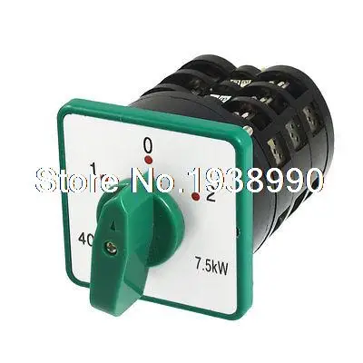 

40A 7.5KW ON/OFF Positions Change Over Rotary Cam Switch HZ5D-40/7.5 M05