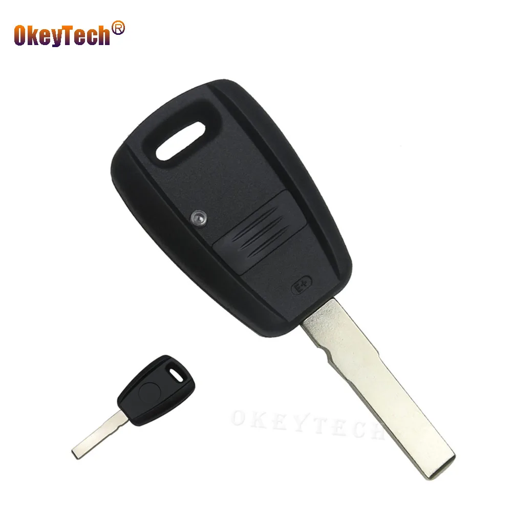 OkeyTech для Fiat 500 Punto Stilo Bravo Ducato дистанционный Автомобильный ключ оболочка 1 кнопка