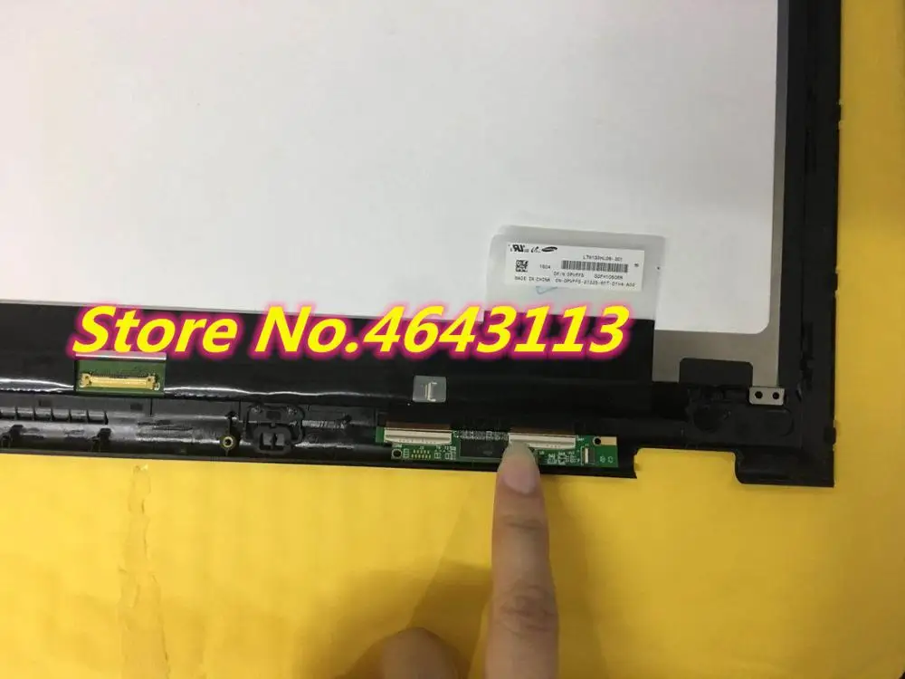 Для Dell Inspiron 13 7000 Series 7347 7348 7359 P57G ЖК-дисплей кодирующий преобразователь сенсорного экрана в сборе с рамкой