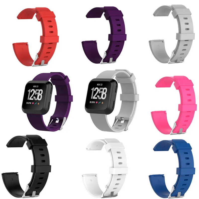 Силиконовый ремешок для часов versa Воздухопроницаемый браслет Smartband сменный