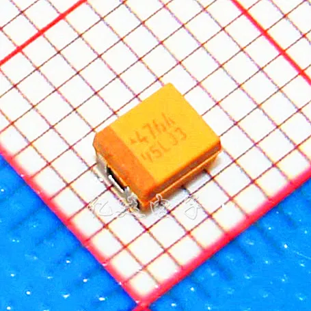 Chip Tantalum Capacitor 16V 47UF Type B / 3528/1210 Yellow 476C 3.5 * 2.8mm