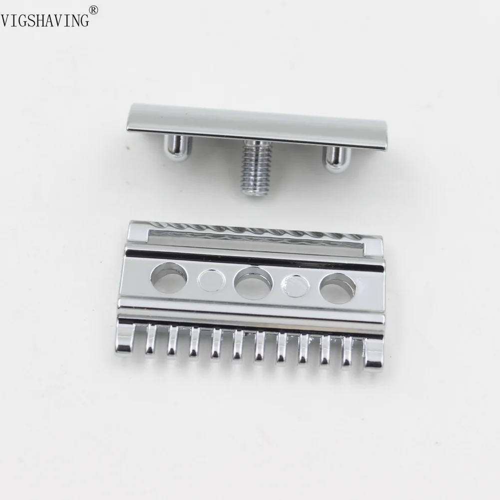 VIGSHAVING, безопасная бритва с двойным краем для бритья, Расческа с открытой головкой