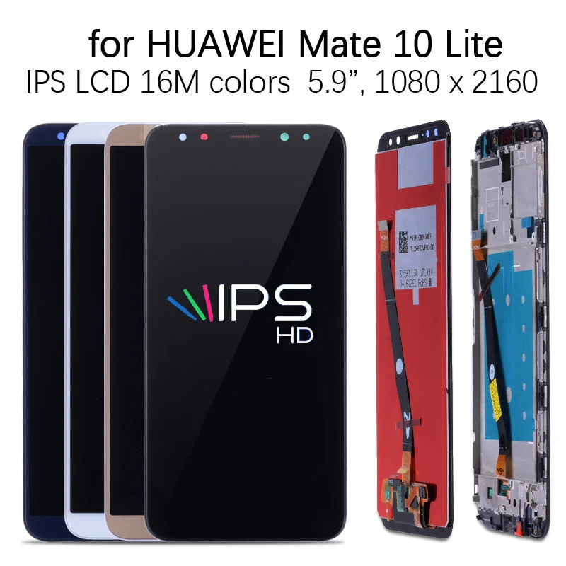 Оригинальный 5 9 &quotЖК дисплей для Huawei Mate 10 Lite ЖК сенсорная панель дигитайзер