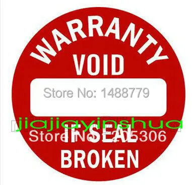 5000pcs/lot Warranty sealing label sticker void if seal broken, diameter 1.0cm, Item  free shipping