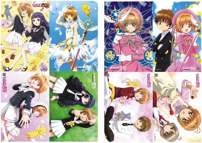 8 шт./компл. карта Captor Sakura постер аниме LI SYAORAN CERBERUS постеры 42x29 см для стен в