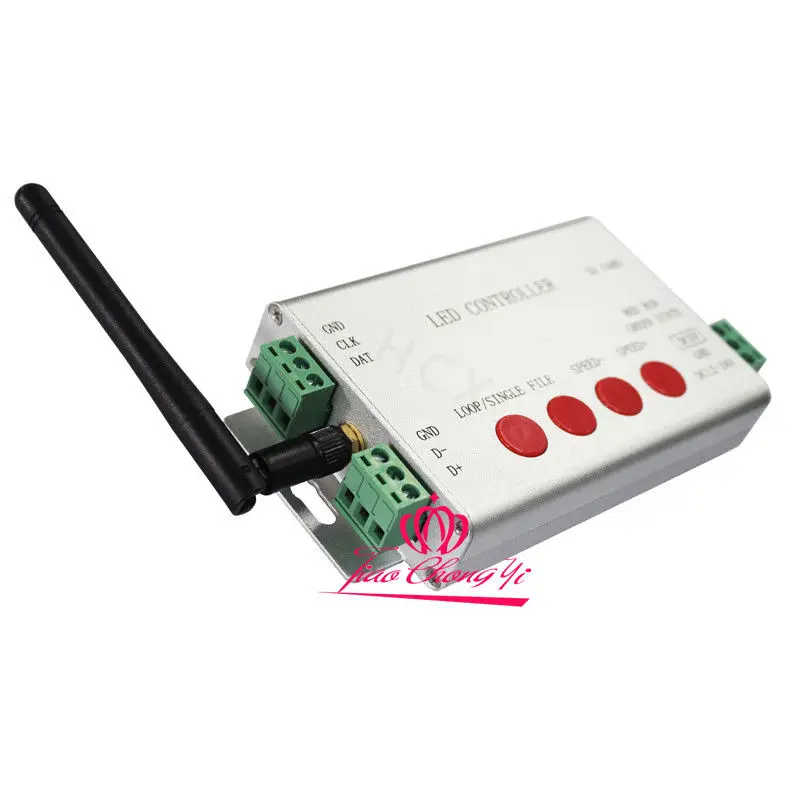 

led wifi controller 1 port control 2048 pixels DMX512 controller-support WS2812
