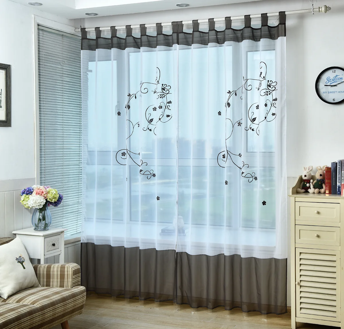 Шторы Dormitorio вышитые для гостиной, спальни, тюль для окон, детской ткани, Текстиль для дома, сделано для чтения