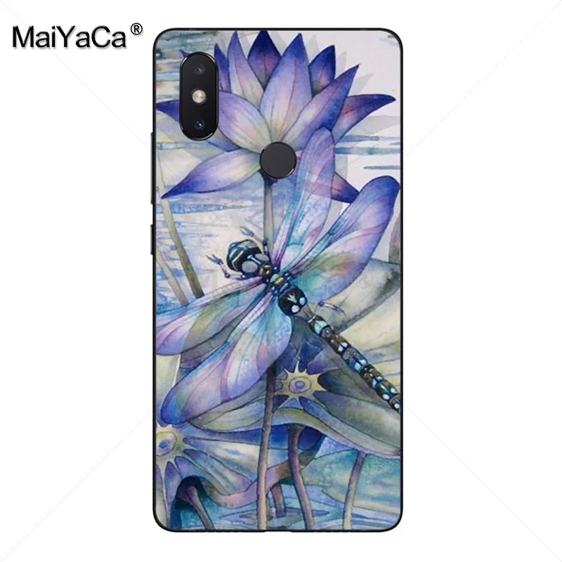 Крутой чехол MaiYaCa для телефона с акварельными цветами лотосами и лавандой xiaomi mi 8se