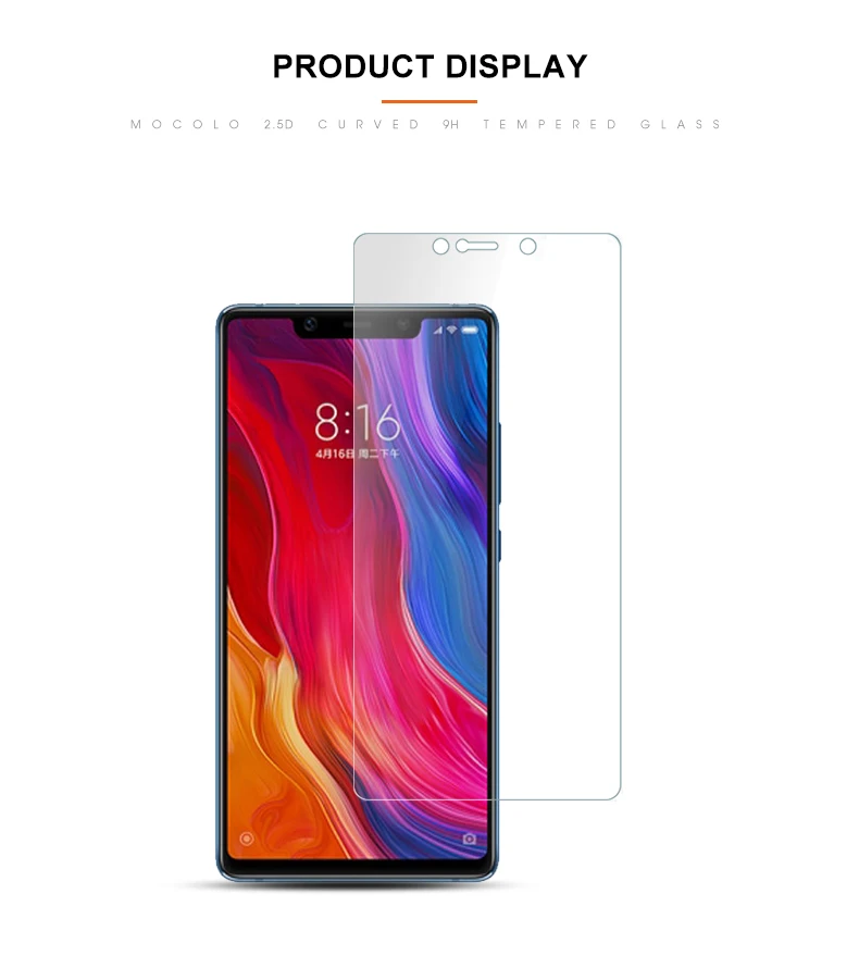 Закаленное стекло Mocolo для Xiaomi Mi 8, Защита экрана для Xiaomi Mi 8 SE, закаленное стекло для Xiaomi Mi 8, Защитная пленка для стекла