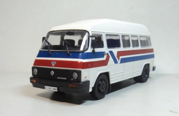 Ix o/DeAGOSTINI 1:43 ROCAR tv 35 автобус из сплава для детей, детские игрушки, модель