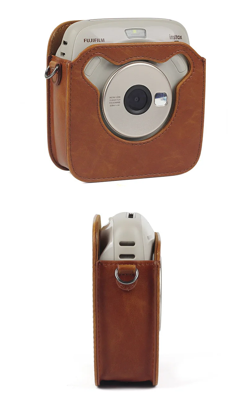 Fujifilm Instax квадратный SQ20 SQ10 чехол для камеры из искусственной кожи винтажный плечевой ремень чехол для камеры защитный чехол для переноски подарки