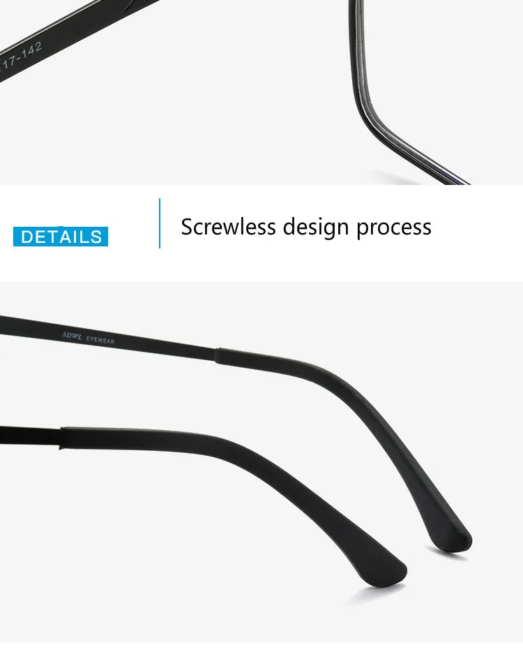 Titanium Glasses Frame Men Eyeglasses Frames Prescription Optics Glasses Frame