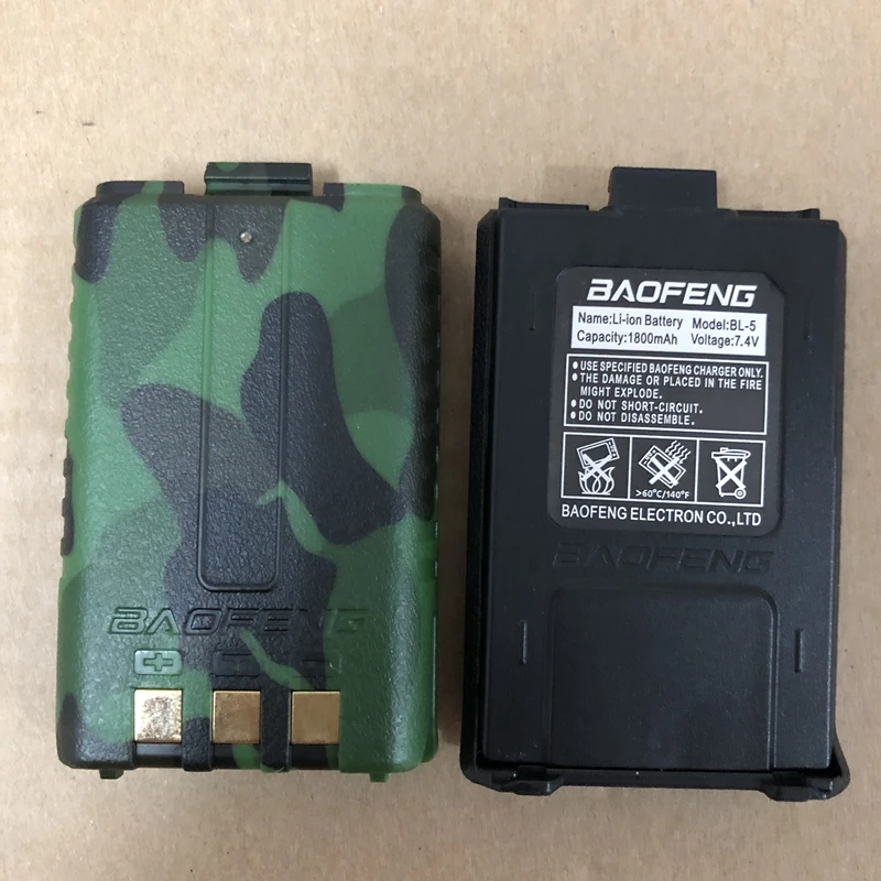 Baofeng uv-5r батарея 1800 мА/ч черный/камуфляж цвет для baofeng UV-5R UV5RE UV5RA двухстороннее
