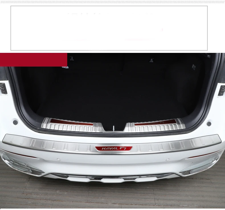 Накладка на задний бампер из нержавеющей стали для Great Wall HAVAL F7