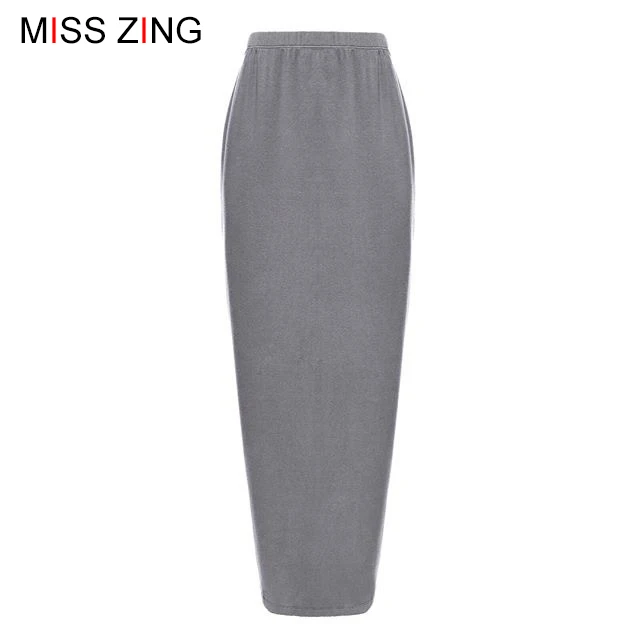 Женская хлопковая элегантная длинная юбка Miss Zing Cake скромная мусульманская