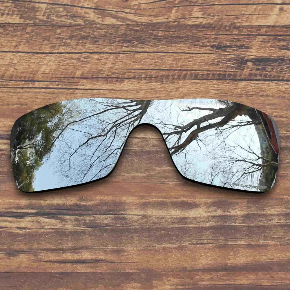Metallic Silver ToughAsNails устойчивы к коррозии морской воды поляризованные Сменные линзы для солнцезащитных очков Оукли Batwolf-несколько вариантов - Цвет линз: Metallic Silver