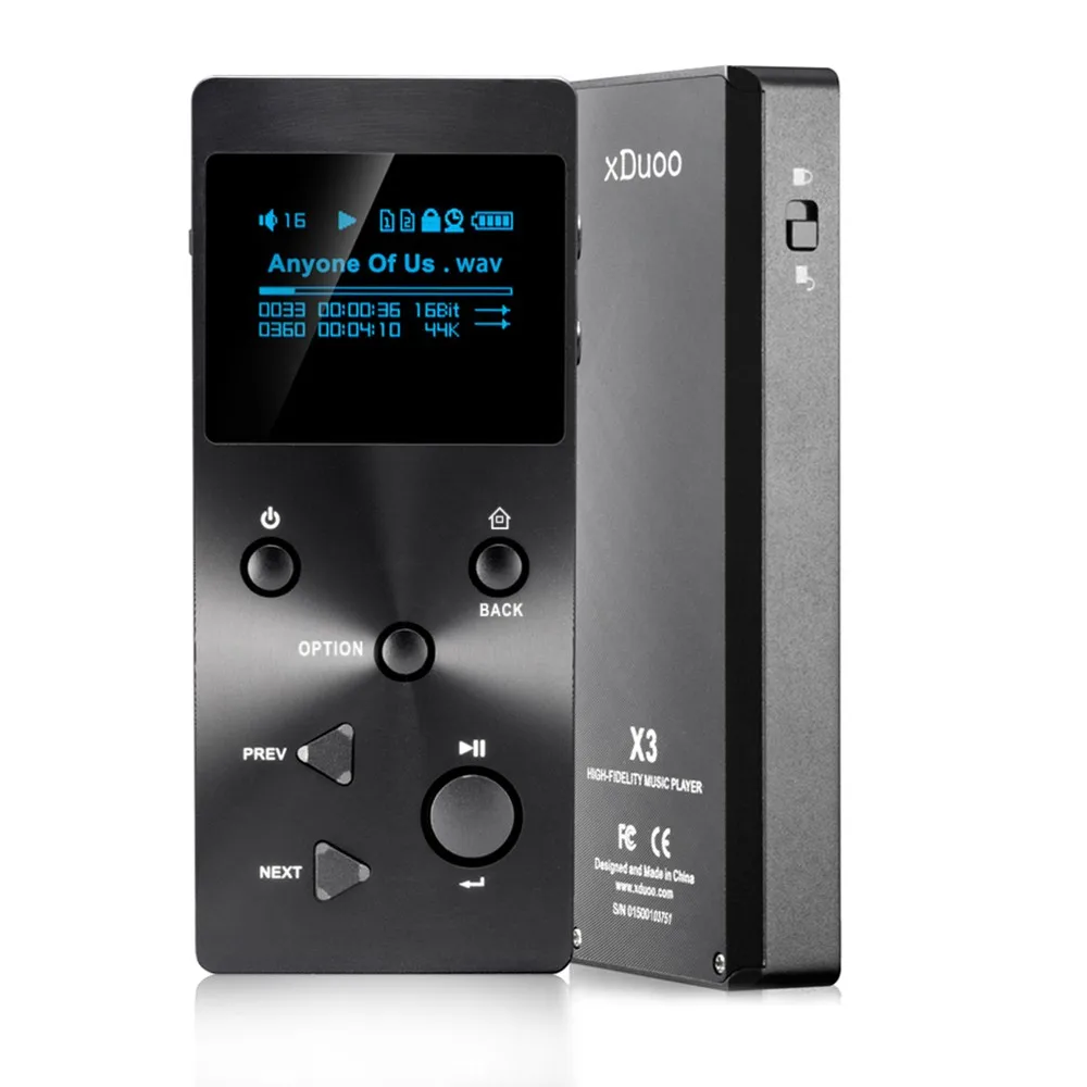 XDUOO X3 Профессиональный музыкальный плеер без потерь hifi Цифровой mp3 поддержка