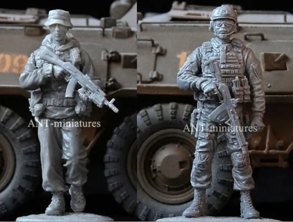 Масштаб 1/35 Современная война российские спецназ 2 человека миниатюры модель