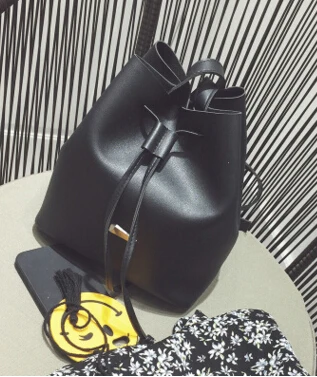 Новая сумка через плечо дикая Корейская простая модная сумка-ведро в стиле ретро